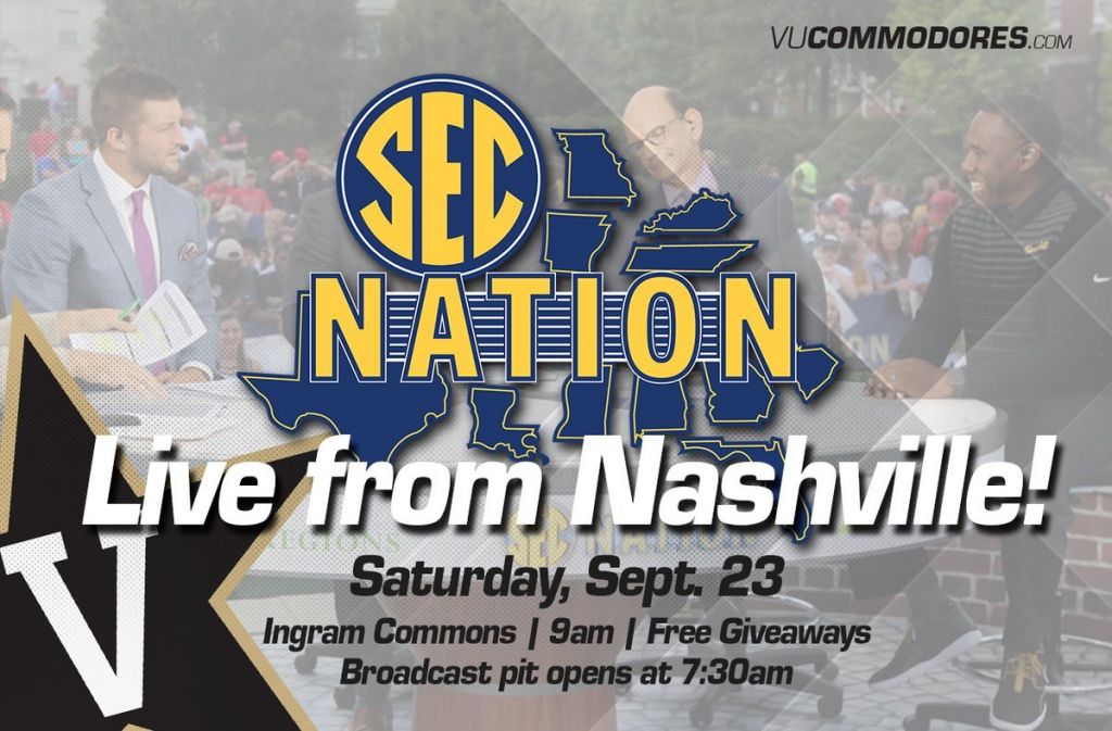 ‘SEC Nation’ headed to Vanderbilt Vanderbilt University Athletics