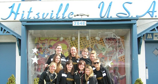 Vanderbilt bowling team in Detroit