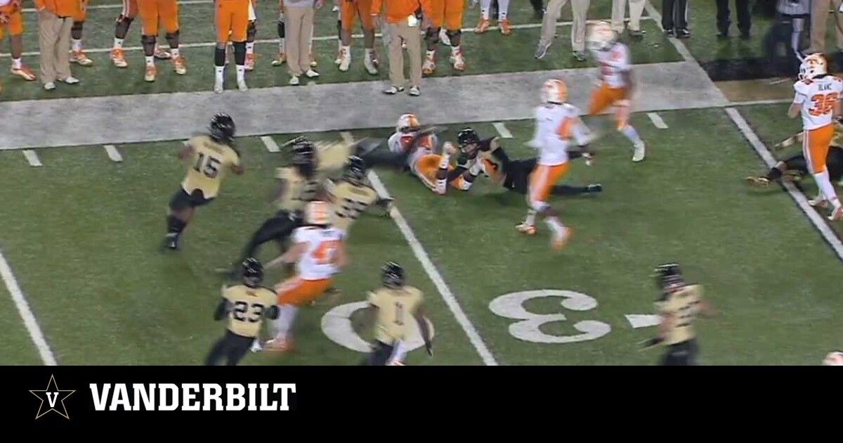 Vanderbilt kicker Carey Spear levels Cordarrelle Patterson Vanderbilt University Athletics