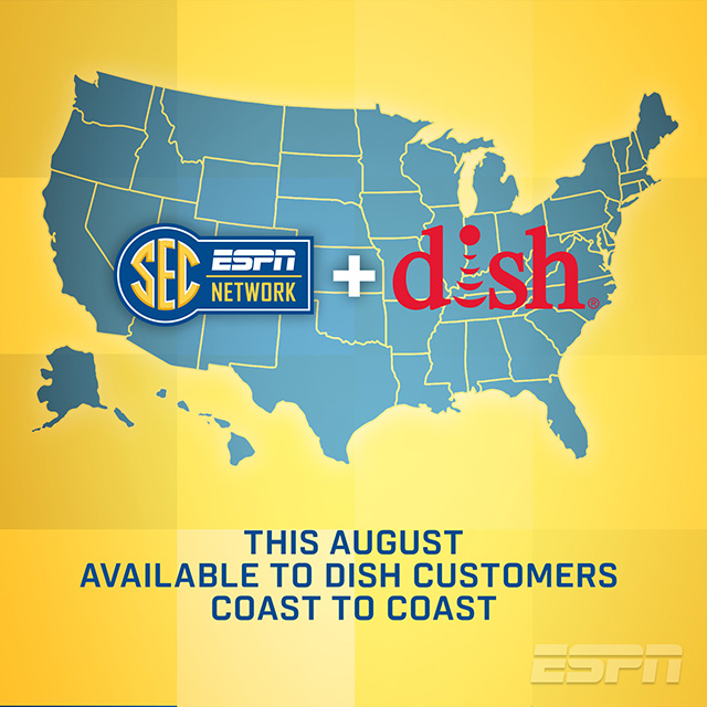 DISH to provide SEC Network nationally for August 14 debut 