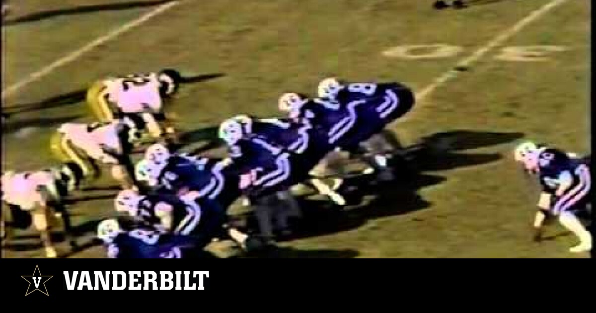 1982 Vanderbilt Football Season Highlights Vanderbilt University