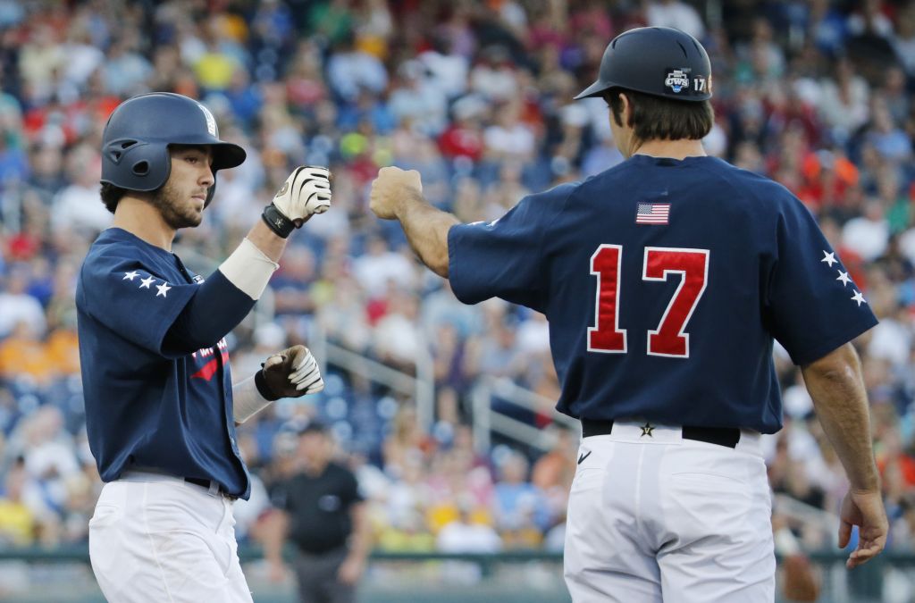CWS Finals Game 1 Vanderbilt vs. Virginia (Russell) Vanderbilt