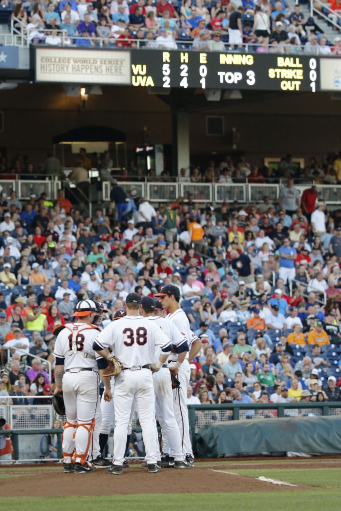 CWS Finals Game 1 Vanderbilt vs. Virginia (Russell) Vanderbilt