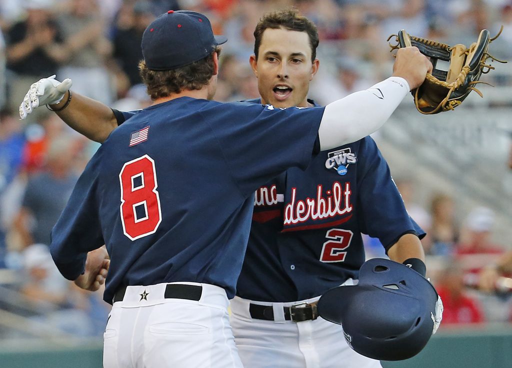 CWS Finals Game 1 Vanderbilt vs. Virginia (Russell) Vanderbilt