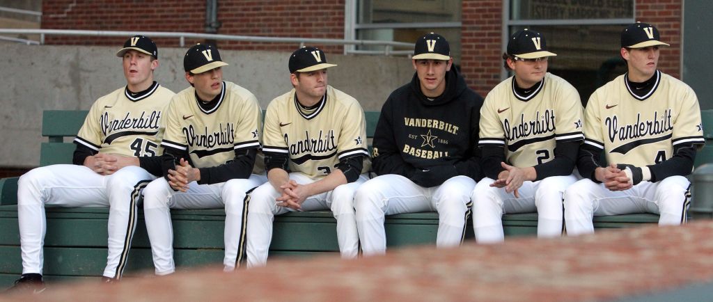 vanderbilt black baseball uniforms