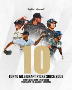 SEC MLB Draft Record – Vanderbilt University Athletics – Official Athletics  Website