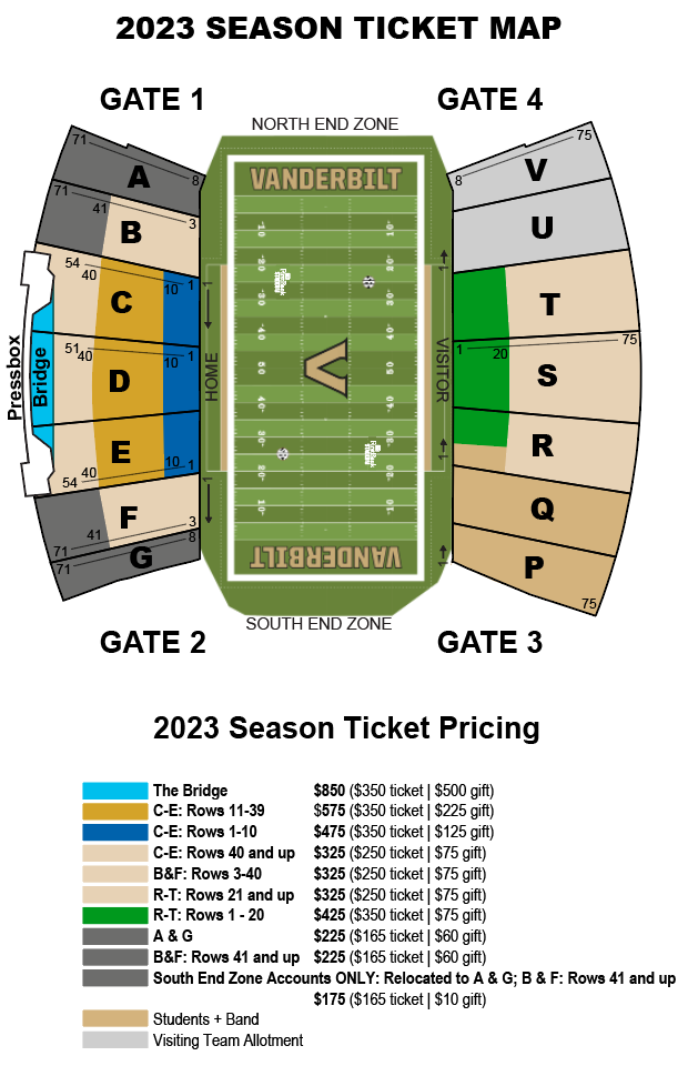 Football Season Tickets On Sale Tuesday Vanderbilt University