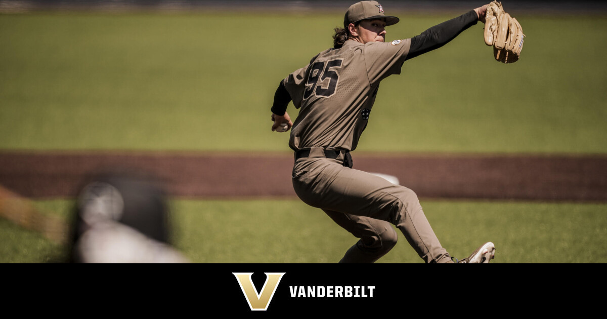 Vanderbilt 20oz Pinstripe Vandy Boys Baseball Tumbler