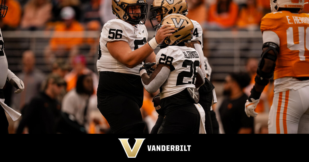Vanderbilt Football Postgame Notes vs. Tennessee