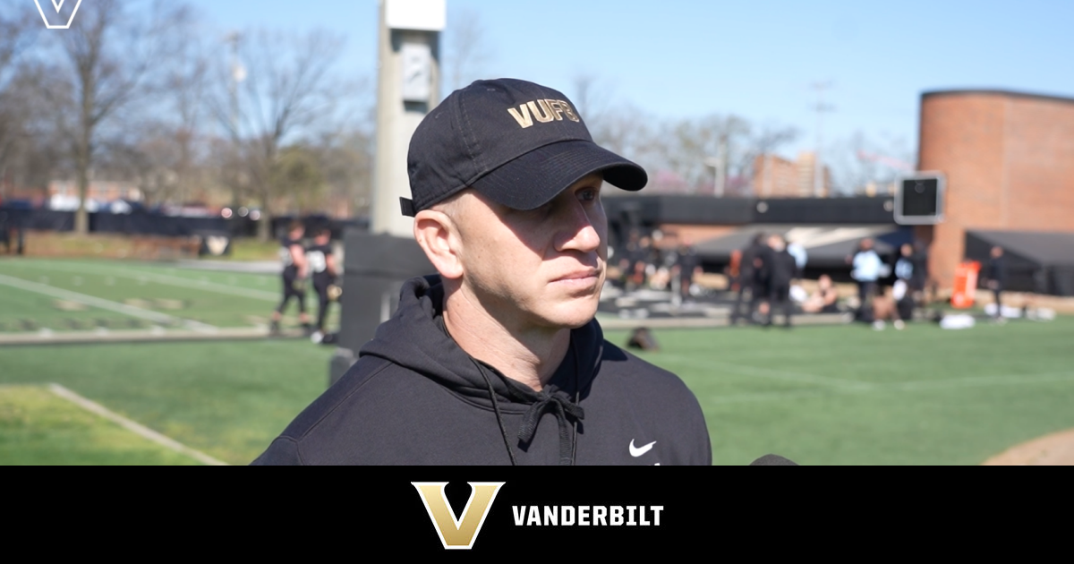 Vanderbilt Football | Clark Lea - Spring Practice Interview